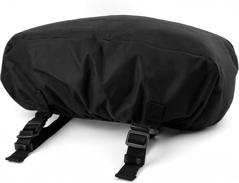 Royitay Small Winch Cover,Upgraded Heavy Duty Waterproof Dust-proof Winch Protection Cover for 2500 to 5500 lbs Electric Winches,Trailer Winch Covers,UV-resistant,Black-17" W x 6.7" D x 6.3" H - Image 1